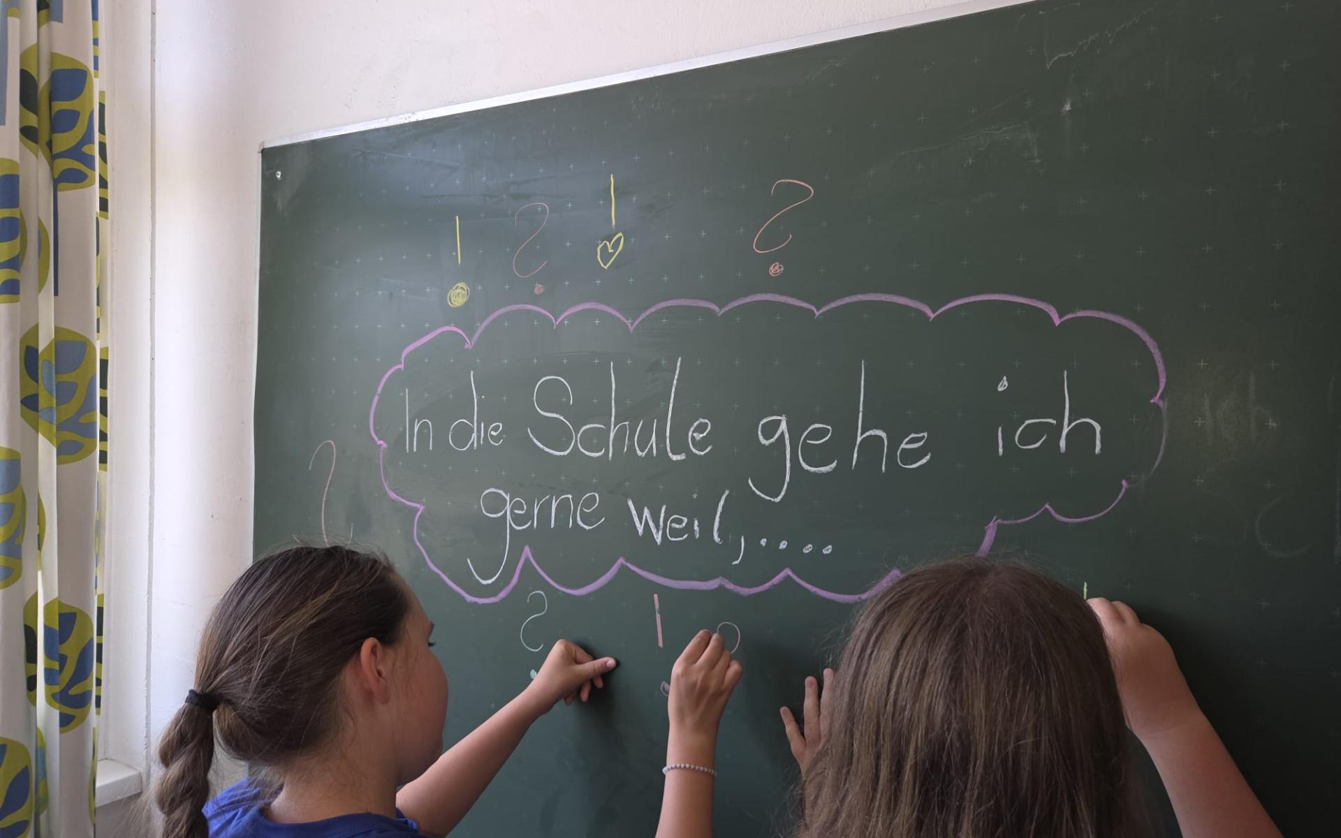 Tafel mit Schrift