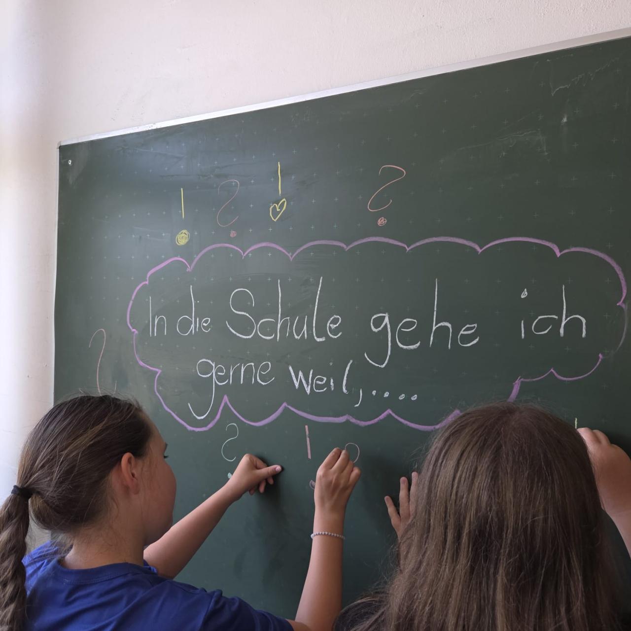 Tafel mit Schrift